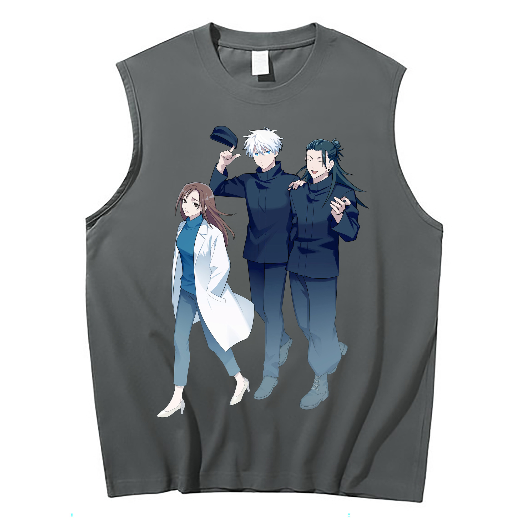 （画像用） 呪術廻戦 Jujutsu Kaisen コットン100％タンクトップ（フロントプリント）